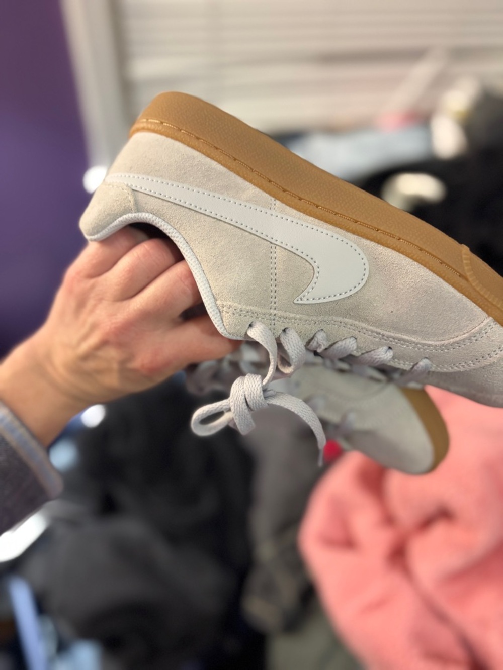 Nike Court Royale Suede Low-Top Sneakers Beige Size 6 Women 4.5 Mens/kids - Picture 8 of 8